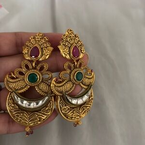 Indian statement earrings